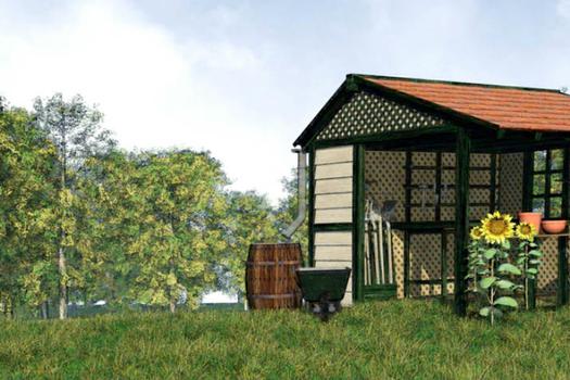 Prefabricated composite and recycled-content outdoor storage buildings retailers comparison: Home Depot vs Sam's Club