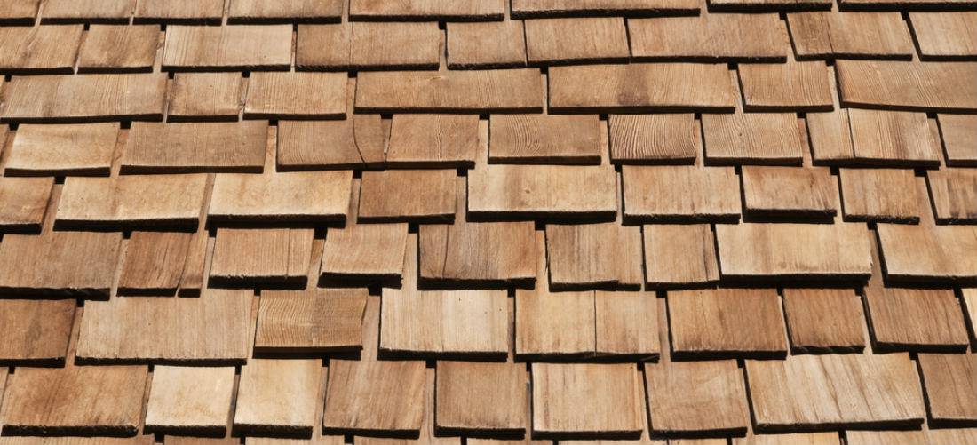 Wood shake roofing
