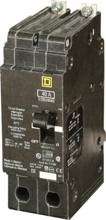 Bryant vs Square D circuit breakers. Shown here is Square D.