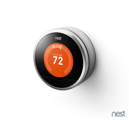 Nest thermostat 2nd generation by Nest on Flickr.
