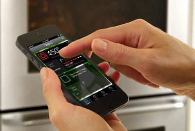 Dacor's Discovery IQ wall oven is a smart appliance. You can control it via an app on your smartphone.
