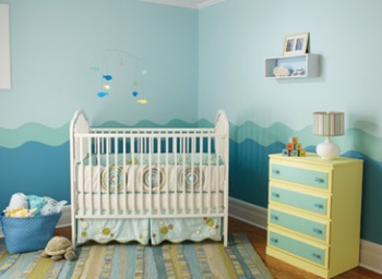 Do it right. Research low-VOC paint for nurseries. Photo by Benjamin Moore.