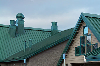 Metal roofing by Vurnman on Flickr.