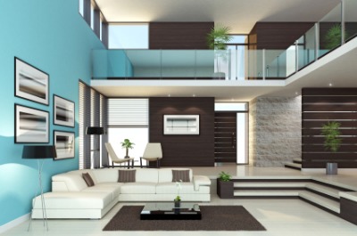 Calculate the wall square footage of this luxury penthouse. Photo by tulcarion on iStockphoto. 